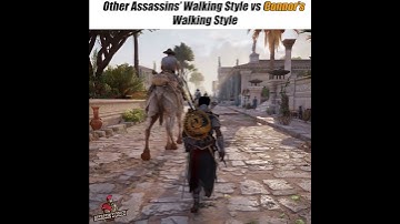 Other Assassins’ Walking Style vs Connor’s Walking Style #assassinscreedii #assassinscreed #gaming