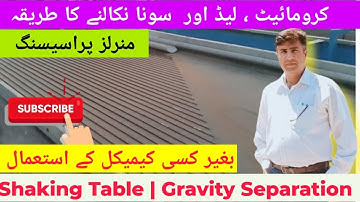 Mineral Processing | Mineral Upgradation through Gravity  | Shaking Table | MiningInsights