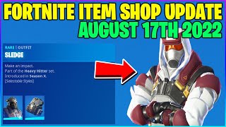 *RARE* SLEDGE SKIN IS BACK! [August 17th, 2022] (Fortnite Item Shop)