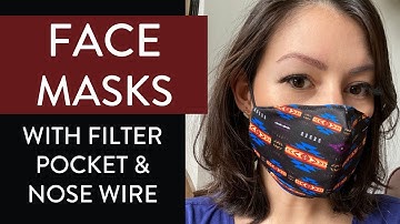 Native Design Face Masks with Filter Pocket & Wire 😷 😍 ❤️