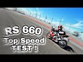 Top Speed Aprilia RS660 Track Test  • COTA Austin Texas