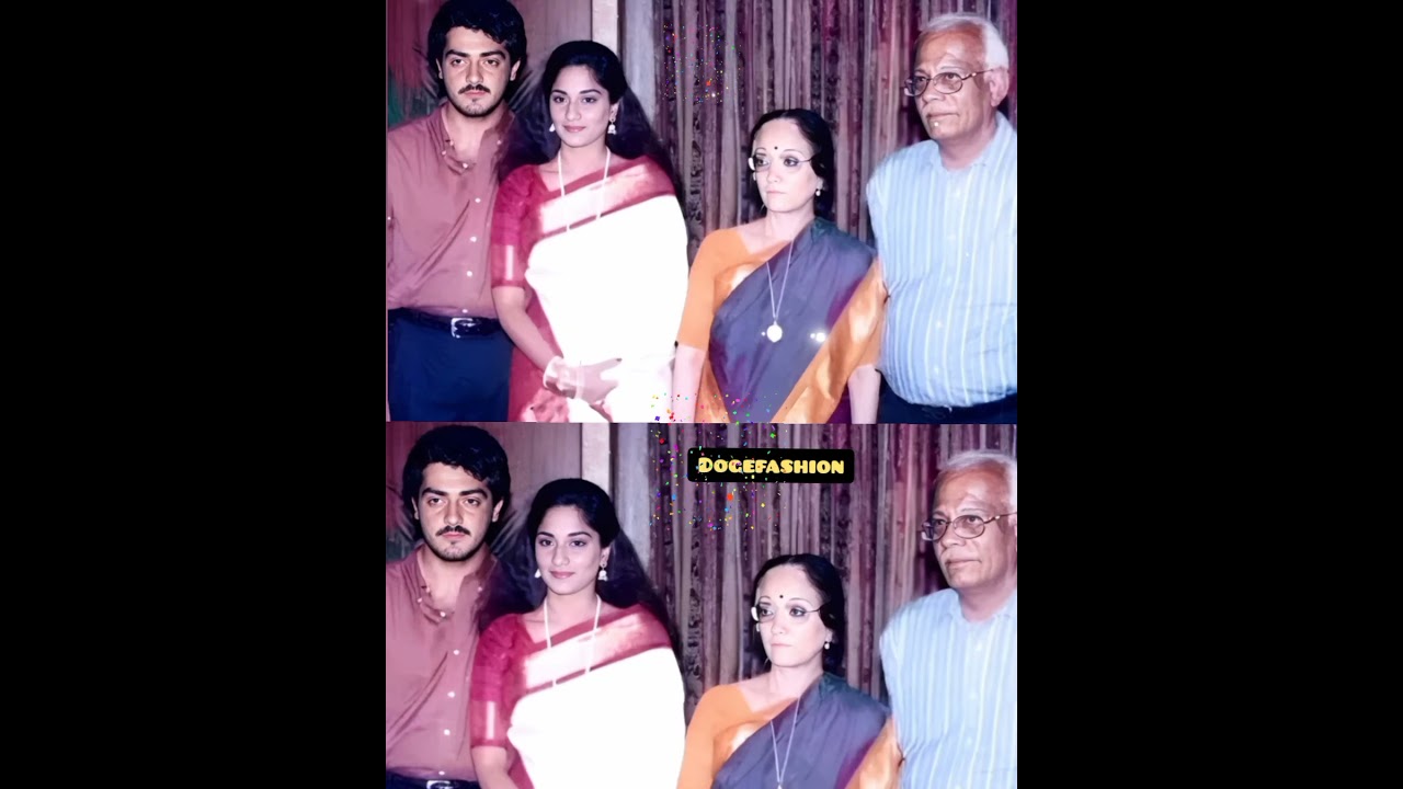 Actor Ajith & his cute family 