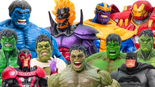 TEAM HULK SMASH Toys Collection Go~! Blue Hulk, Dommamu, Hulkbuster, Magneto, Batman Full Weekend Ep