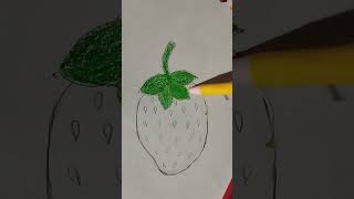 How to art strawberry. eazy draw a straberry,.#art #artandcraft #foryou #tonniartroom#youtubegrowth