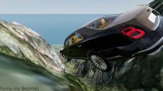 Bentley Mulsanne vs Mountain - crash test #3 - BeamNG drive