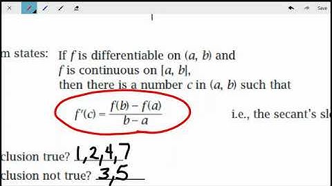 AB - 5.2 Mean Value Theorem - Westwood High School