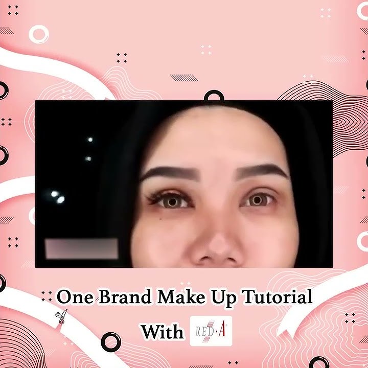 ONE BRAND MAKEUP TUTORIAL WITH RED-A COSMETICS
