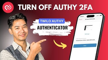 How to Turn Off Authy 2FA