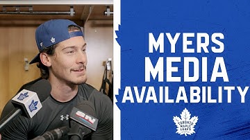 Philippe Myers | Pre Game @ Buffalo Sabres | October 24, 2025