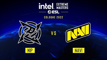 NiP vs. NaVi - Map 1 [Overpass] - IEM Cologne 2022 - Group A