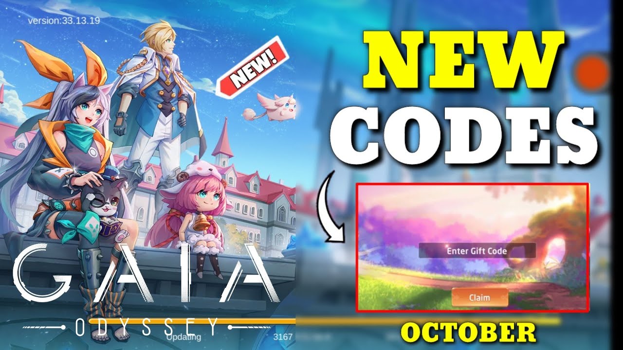 GAIA ODYSSEY 2 NEW GIFT CODES OCTOBER 2022 || GAIA ODYSSEY CODES 2022 ...