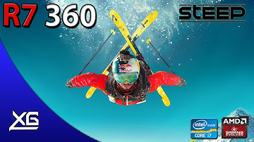 STEEP | R7 360 OC 2GB GDDR5 | 1080p | HIGH | FPS - TEST