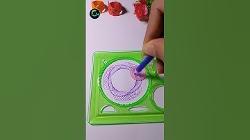 Spiro graph 🪄 #spirograph #satisfying #painting #trending #shorts #viralvideo