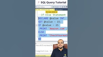 SQL Server Conditional Statements in 60 Seconds |SQL Tutorial Day 23