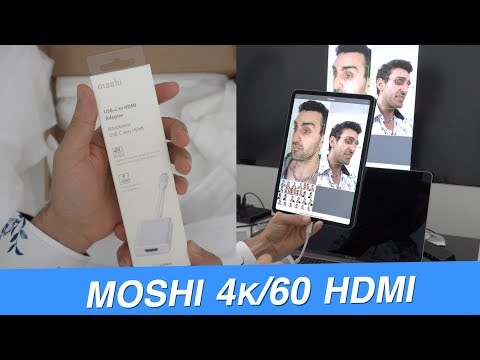 Moshi 4k/60 HDR USB-C to HDMI Adapter Review | vs iPad Pro, MacBook Pro & eGPU