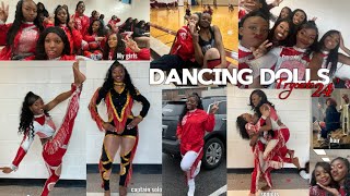 DANCING DOLLS TRYOUTS 2024 ☆ Grwm, hair, makeup, captain solo, and more