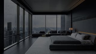 Rain Falling On The Window Creates A Feeling Of Relaxation | Sleep Instantly With Natural Rain Sound