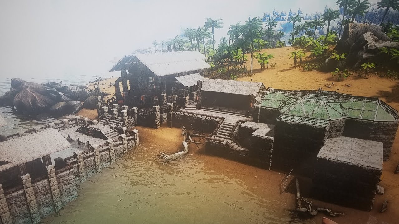 Ark: Epic Beach House Build - YouTube