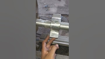 square thread screw #lathemachine #turning #viralvideo