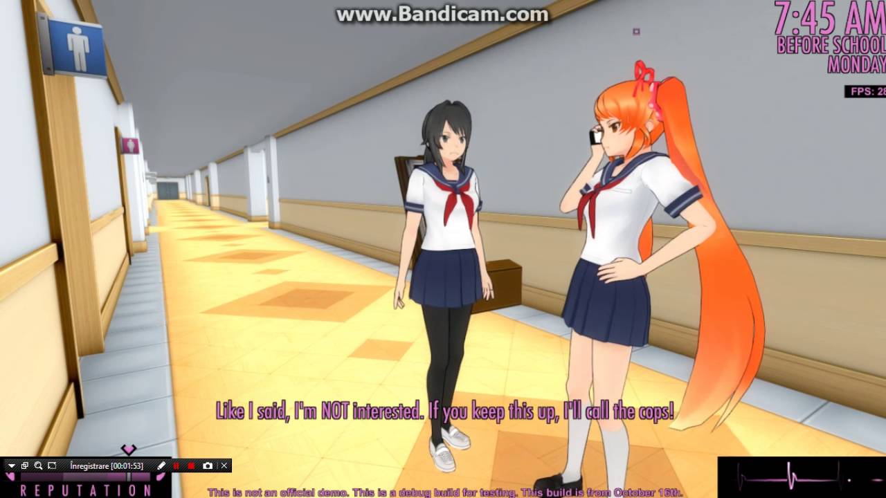 Osanas Conversation Yandere Simulator Youtube