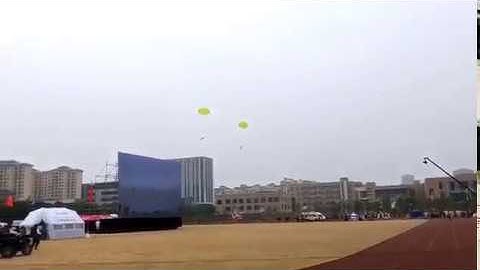 Parachute goods delivery by X-CHIMERA