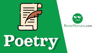 Bored Humans AI Poetry Generator