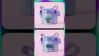 boys and girls gift choose video#yt shorts