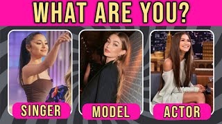 ✨Are You An ACTOR, SINGER Or MODEL?✨Personality Test