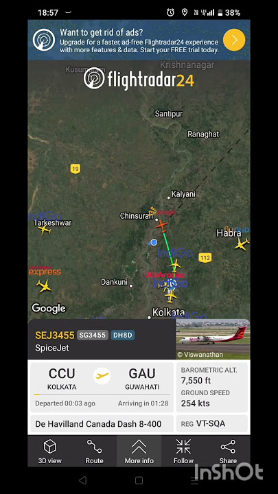 Spicejet Bombaider Q400 cruising after takeoff #planespottinglfpo #aviation