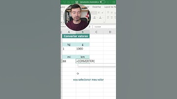 Como converter medidas no Excel  #dashboard #dicaexcel #excel #cursodeexcel #planilhas