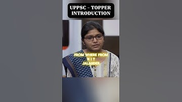 TOPPER - INTRODUCTION || UPPSC MOCK INTERVIEW #intro #interview #uppsc