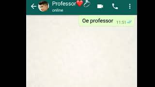 Professor E Aluna Whatsapp