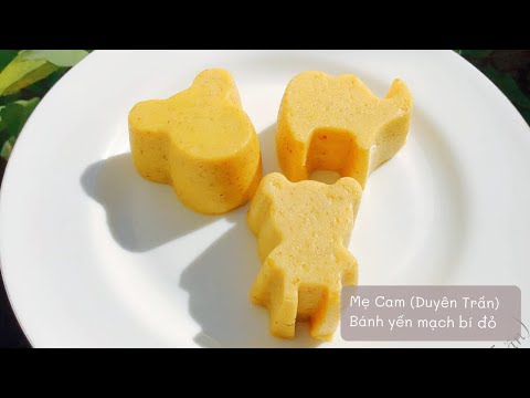 Video BÁNH YẾN MẠCH BÍ ĐỎ CHO BÉ ĂN DẶM TỪ 6 THÁNG - youtube