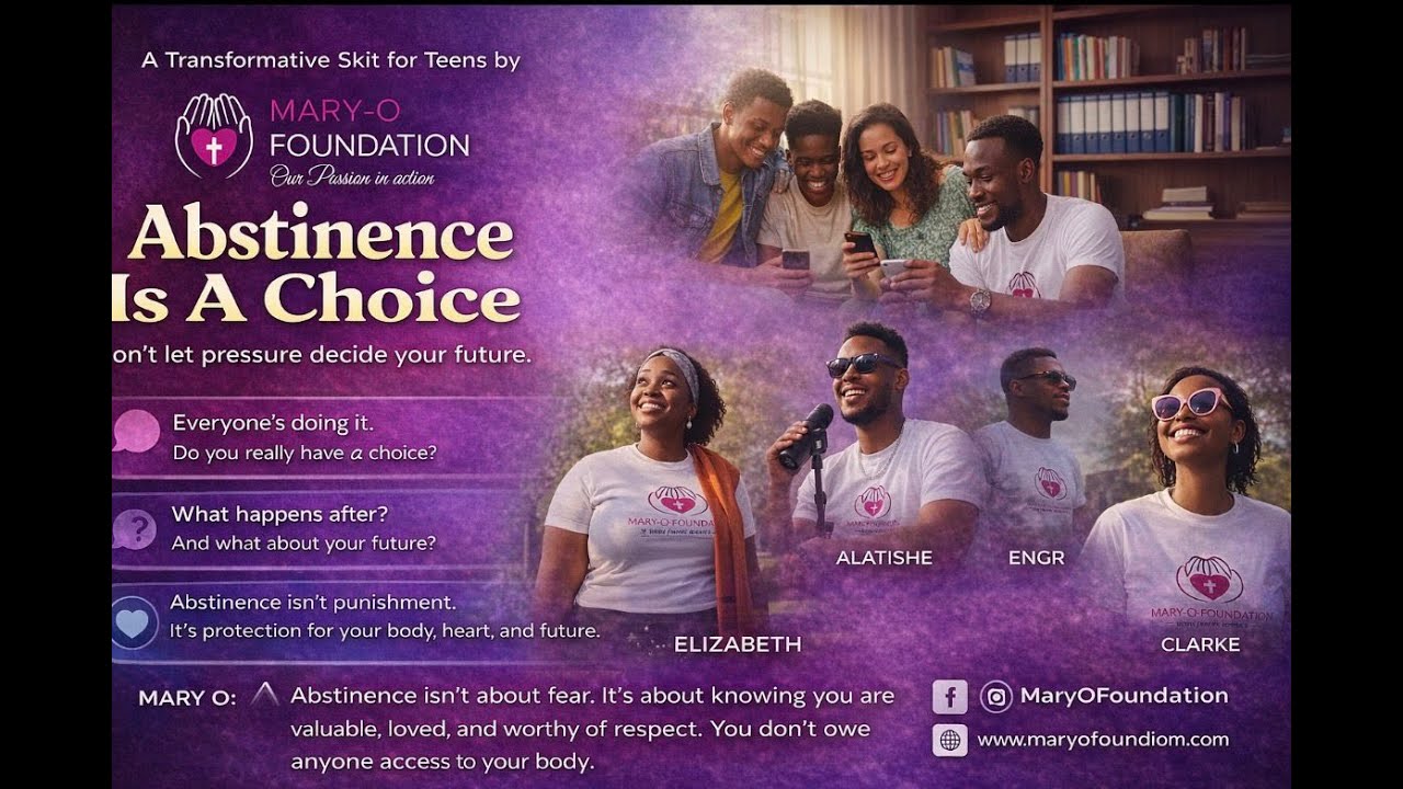 Abstinence is a choice - Mary O Foundation - YouTube