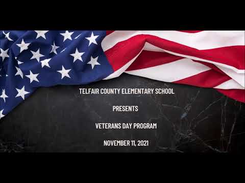 Telfair County Elementary School Veterans Day Program 2021