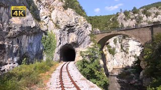 4K CABVIEW Mokra Gora - Višegrad (Tunnel bats, Rzav river canyon, Serbian - Bosnian border crossing)