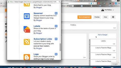 Create a Label Widget in Blogger