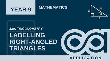 Year 9 Maths - 23A - Labelling right angled triangles (Application)