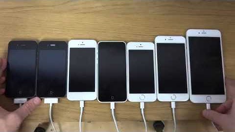 iPhones Comparison 6+ vs 6 vs 5s vs 5c vs 5 vs 4s vs 4 vs 3Gs vs 3g vs 2g