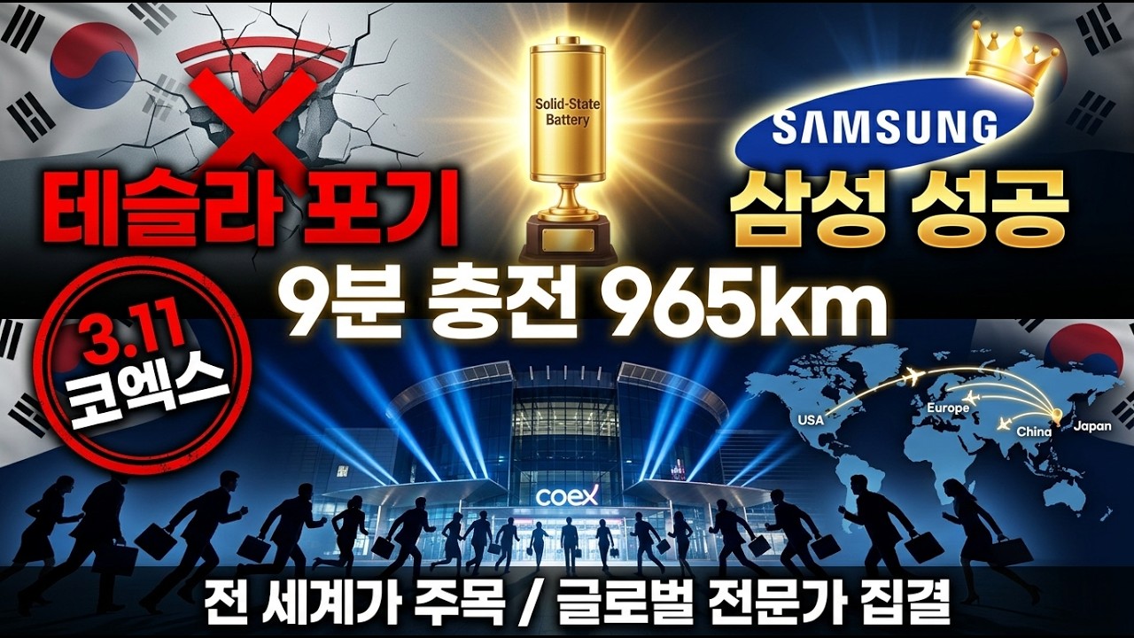 테슬라도 포기한 기술, 삼성SDI가 해냈다 9분 충전 965km의 비밀
