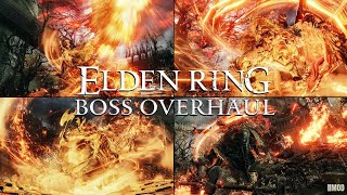 Flame Grafted Godrick Boss Overhaul Mod Showcase Elden Ring Overhauled Bosses Mod