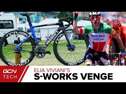 Video: Gallery: Elia Viviani's Tour de France-etappe die Specialized S-Works Venge wint