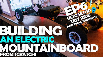 How To Build An Electric Mountain Board - VESC Programming and Test Ride!