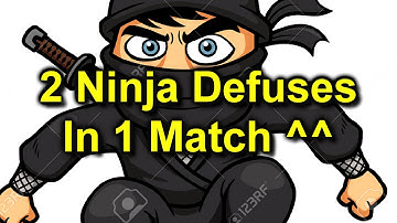CS:GO 2 Ninja Defuses In 1 Match.