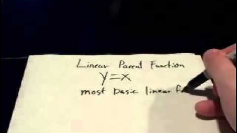 Linear Parent Function
