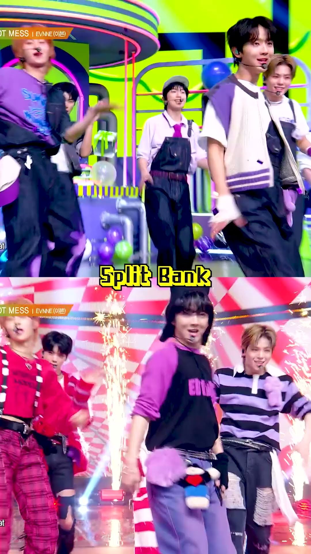 EVNNE - HOT MESS #SplitScreen #SplitBank #MusicBank #Shorts | KBS WORLD TV