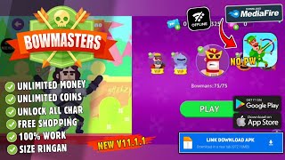 Bowmasters Mod Apk v11.1.1 Terbaru 2026 - Semua Tak Terbatas &amp; Semua Karakter Terbuka