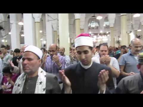 صلاة ركعة الوتر ودعاء ختام القرآن لفضيلة الشيخ يسري عزام 