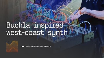 This Make Noise system draws similarities to a music easel