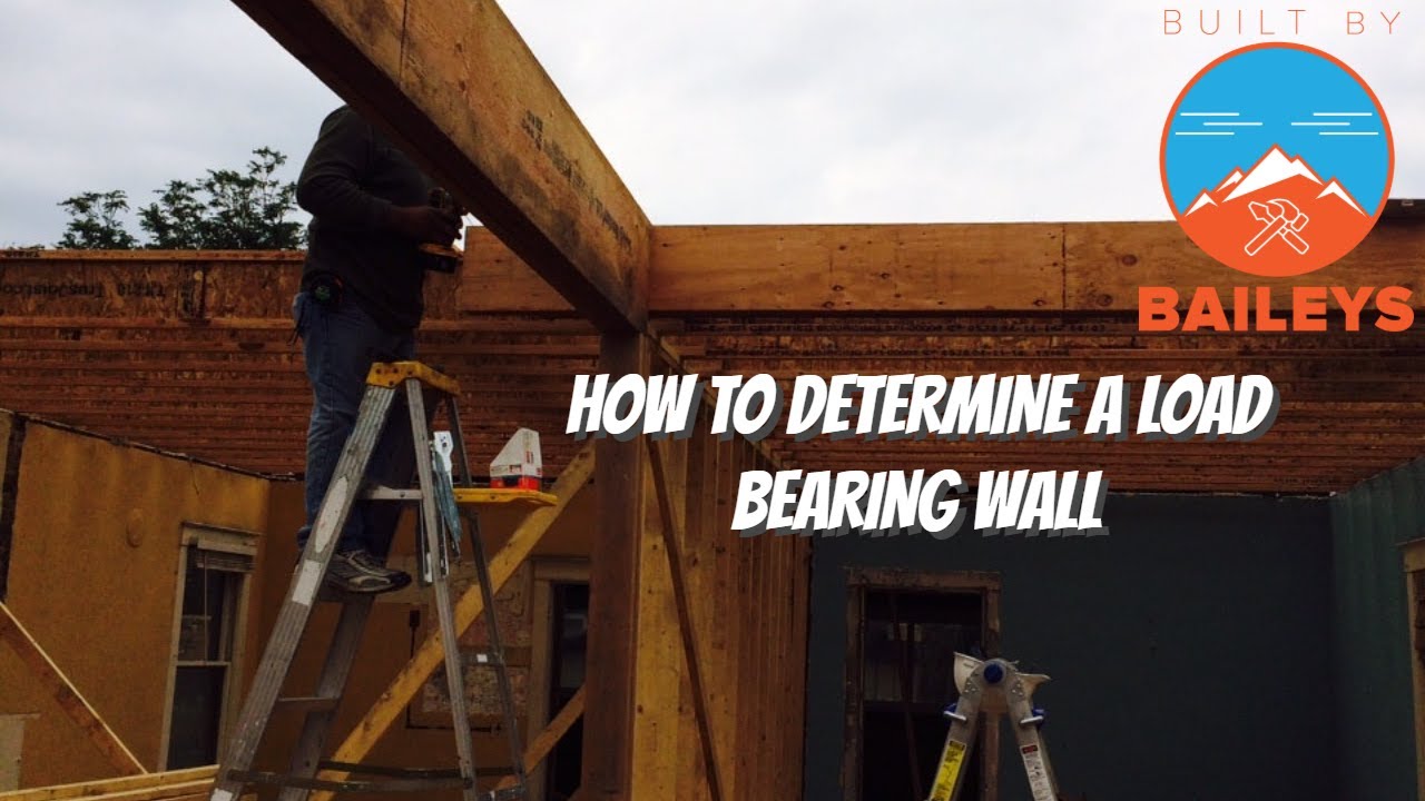 How To Determine If A Wall Is Load Bearing YouTube
